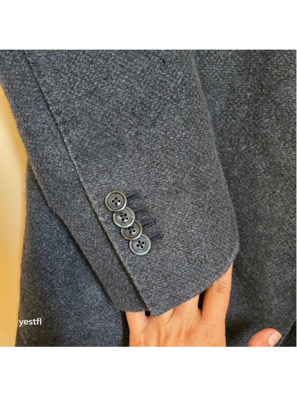 Men's Boglioli K-Jacket Sport Coat Blazer in Blue Gray IT54 US44 Cashmere